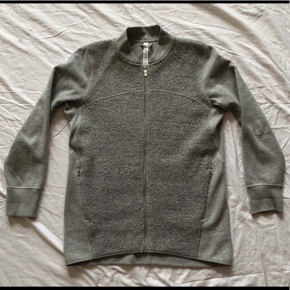 Lululemon Stand Out Sherpa Jacket Size 10 Wool